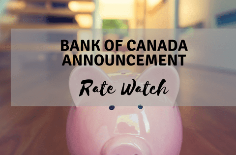 bank of canada interest rate unchanged