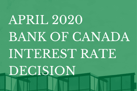 april 2020 bank of canada