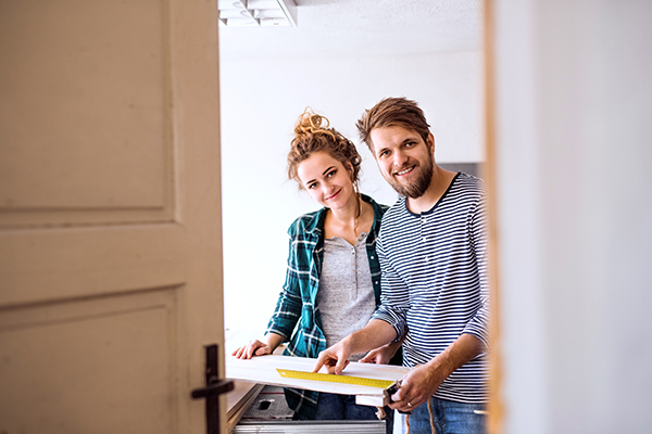 couple at home